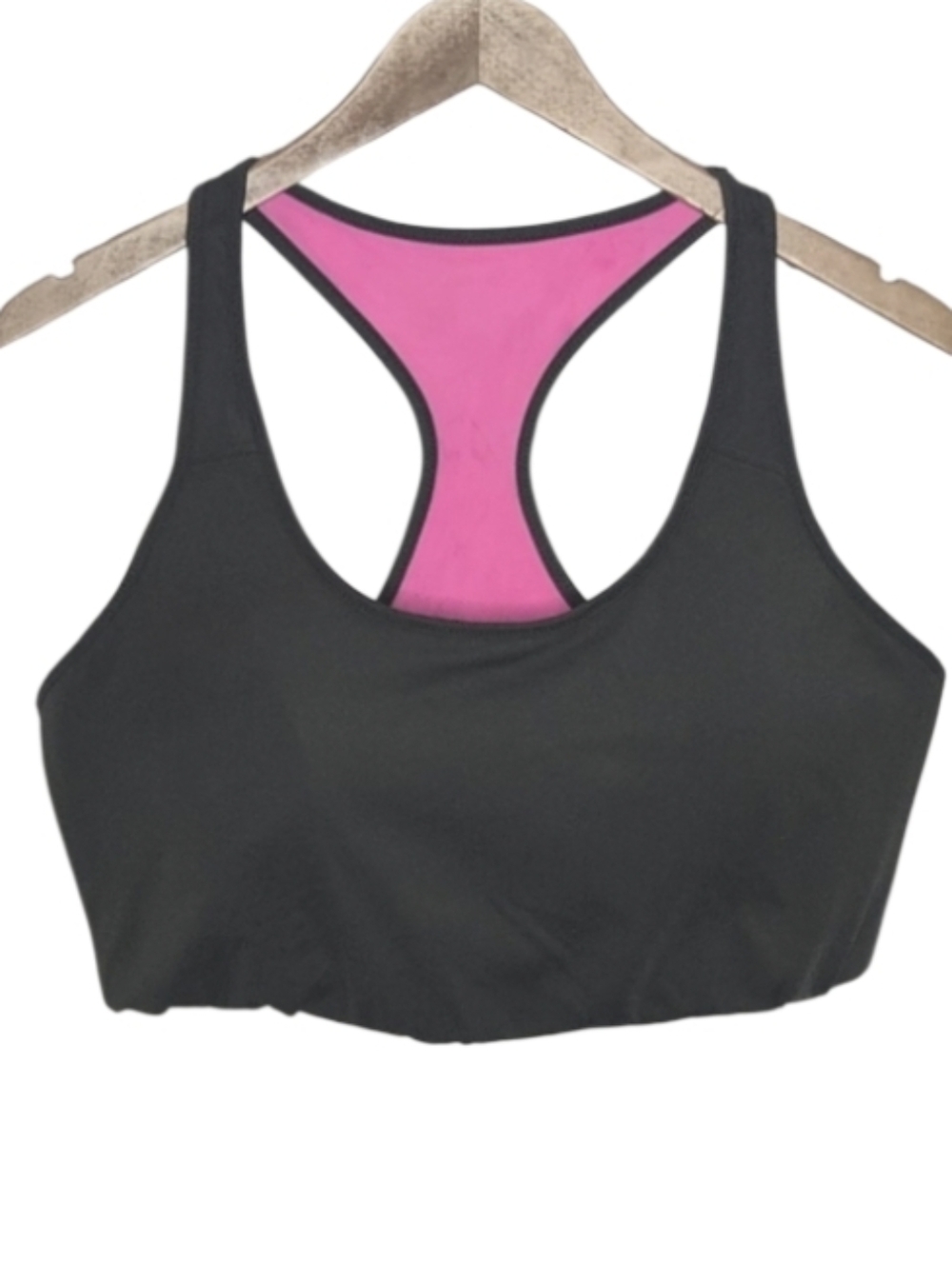 Love & Sports Reversible Green Pink Sports Bra